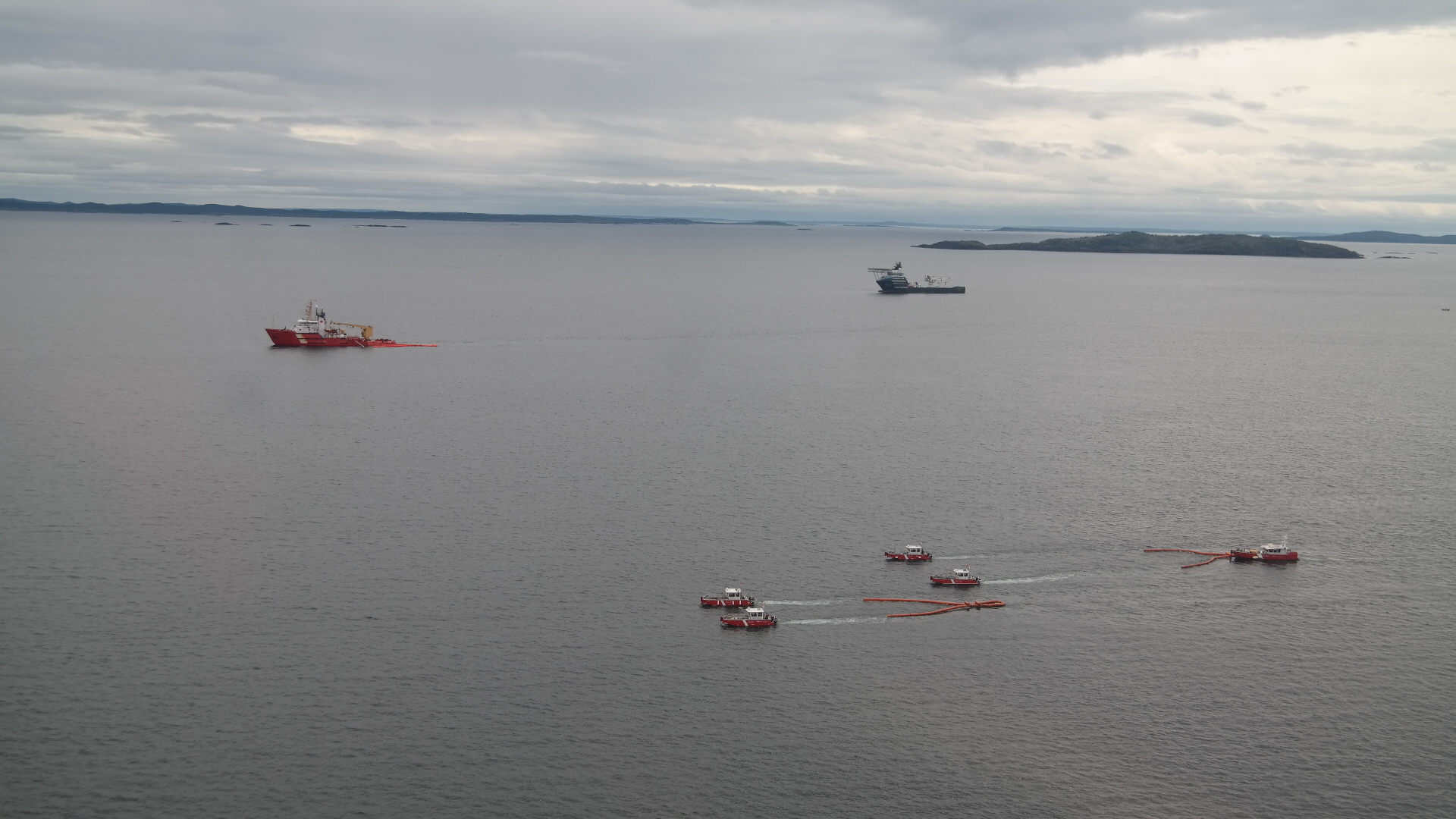 Vessels involved in the Environmental Response effort, 2018