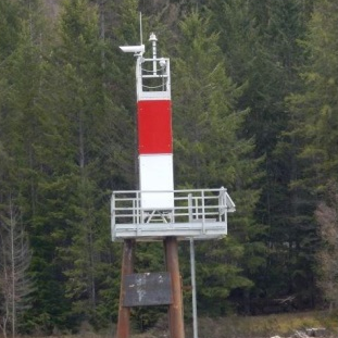 Aid to navigation, Kootenay Lake, British Columbia.