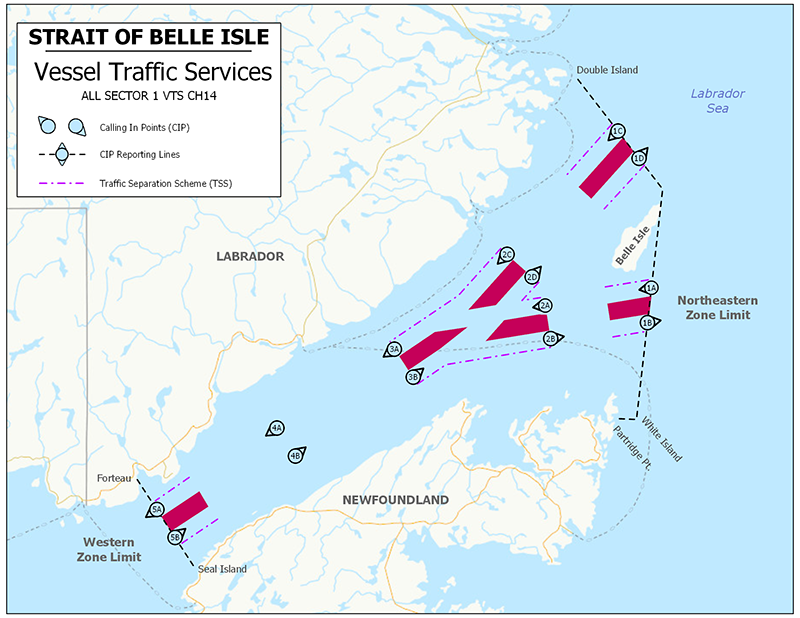 Vessel Traffic Services - Strait of Belle Isle