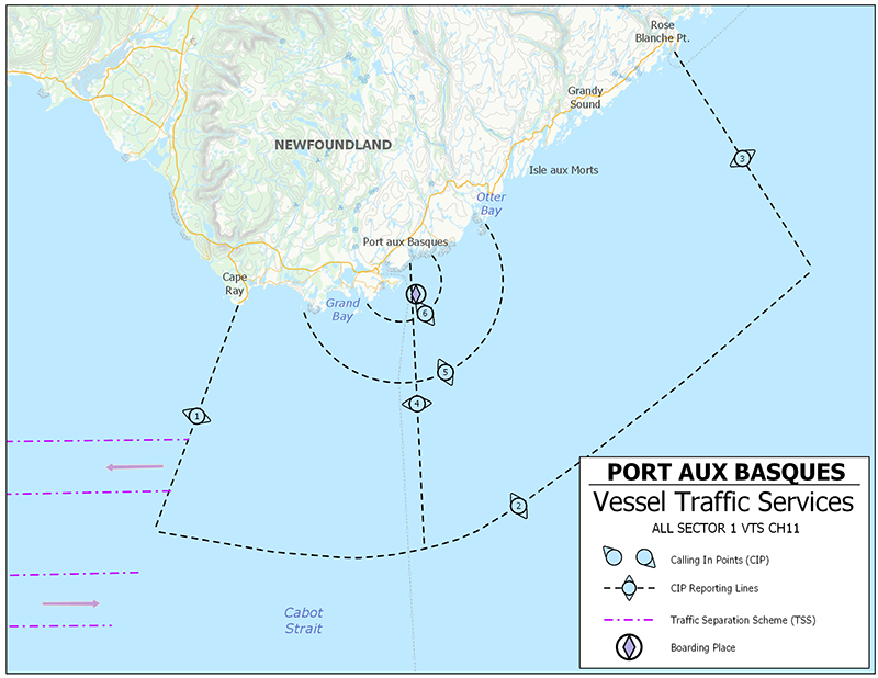 Vessel Traffic Services - Port aux Basques