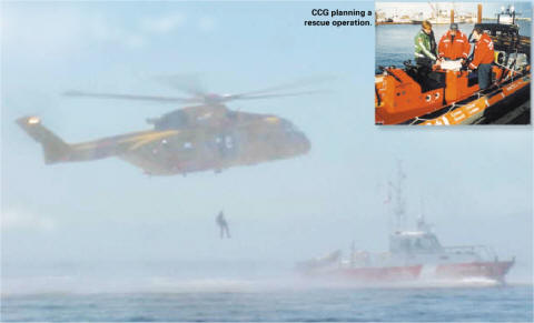 CCG planning a rescue operation